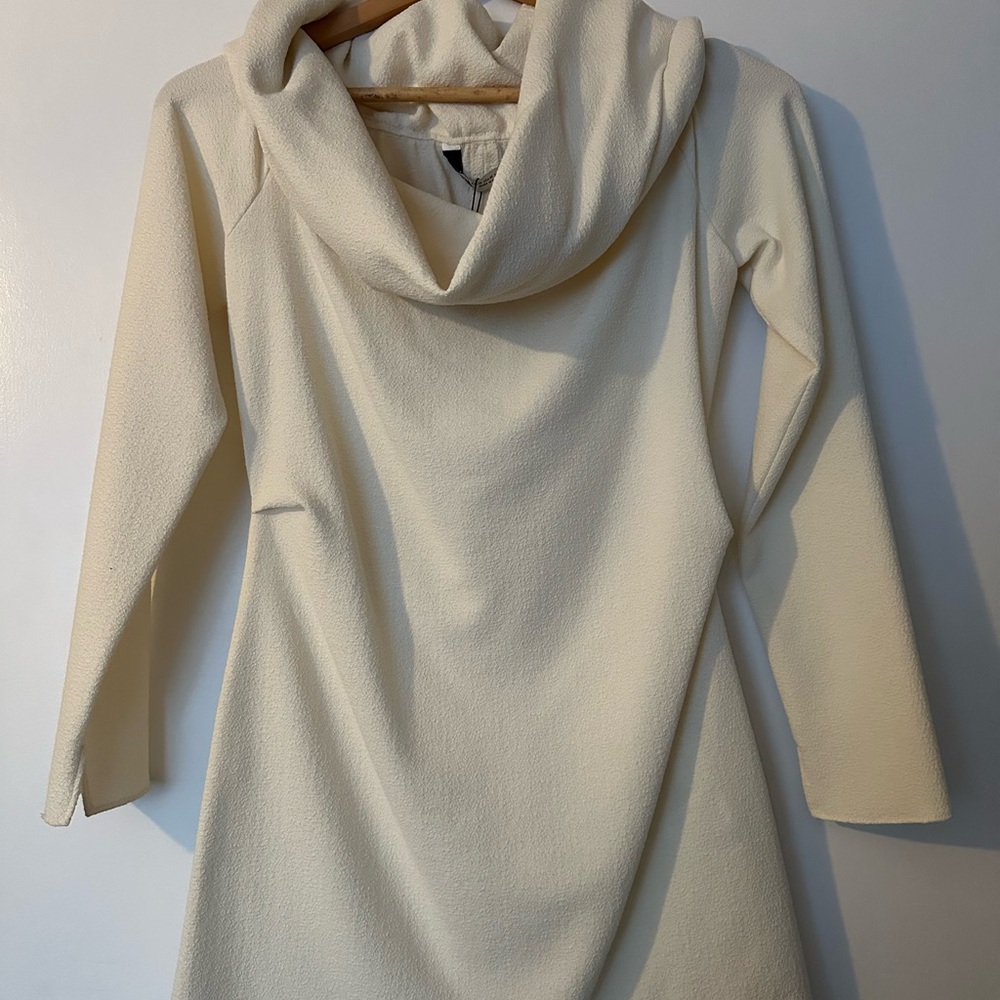 Zara Cream Cowl Neck Sweater